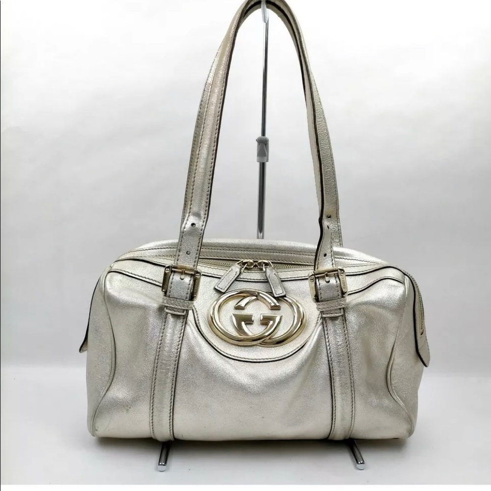 Authentic Gold Gucci purse